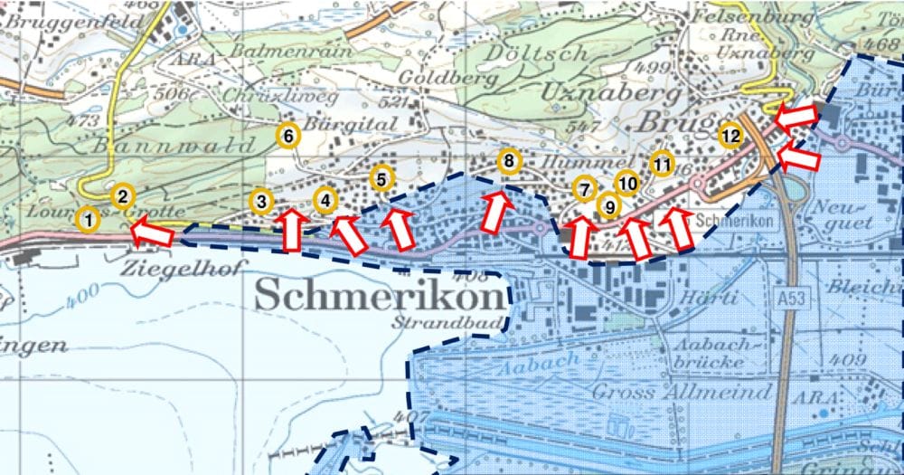 Katastrophe am Wägitalersee würde auch Schmerikon überfluten